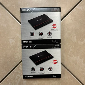 Lot Of (2) Brand New SEALED PNY CS1311 SSD 240GB 2.5" SATA 6Gb/s 7mm Drive NIB - Picture 1 of 6