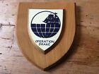 HAND PAINTED OPERATION DRAKE MARITIME NAUTICAL WALL PLAQUE/SHIELD