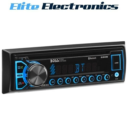Boss Audio 550B Single-DIN CD MP3 Car Audio Player Bluetooth - Image 1 of 4