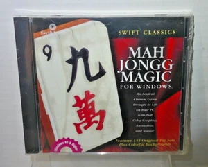 Swift Classics: MAH JONGG MAGIC for Windows PC Game CD (1998 Cosmi) - Picture 1 of 2