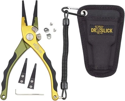 Dr. Slick Squall Fishing Plier, 7-1/2", Aluminum Frame, Tungsten Carbide Cutters
