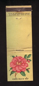 Camellia--1957 Ohio Blue Tip--Matchbook Cover - Picture 1 of 1