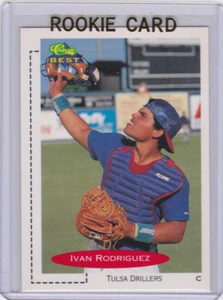 IVAN RODRIGUEZ ROOKIE CARD 1991 Classic Best RC Texas Rangers Catcher MLB HOFer! - Picture 1 of 1