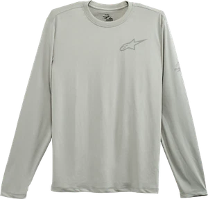 Alpinestars Pursue Long-Sleeve T-Shirt 1232-71000-19-M Silver Medium - Picture 1 of 1