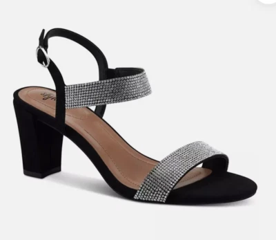 Style & Co Bonitaa Women's Dress Sandal - Black Silver - Size 8.5 M - Image 1 of 4