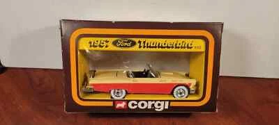 CORGI 1957 福特 Thunderbird 玩具型号 810,全新带盒。  1984 年制造 — 第 1/3 张图片