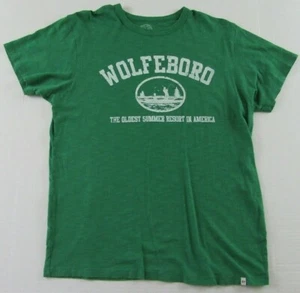 Retro Style WOLFEBORO N.H. Oldest Summer Resort In America Vacation T Shirt Sz M - Picture 1 of 7