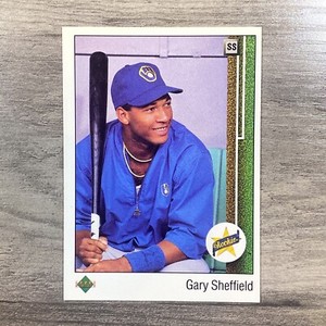1989 Upper Deck Gary Sheffield #13 Rookie RC Milwaukee Brewers