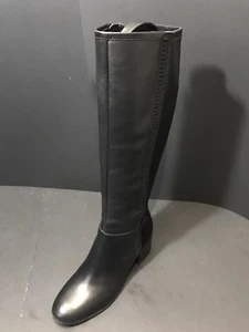 Franco Sarto Katrina Women's Black Riding Knee High Heels Boots Size US 7.5 M - Picture 1 of 7