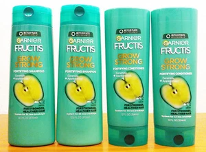 Garnier Fructis Grow Strong Shampoo (12.5 oz, 2pks) & Conditioner (12 oz, 2pks) - Picture 1 of 2