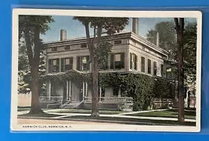 Postal del edificio Norwich New York Norwich Club - Imagen 1 de 2