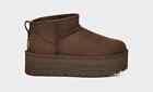 UGG Classic Ultra Mini Platform Leather Choclat Women's Girl's Limited All Sizes
