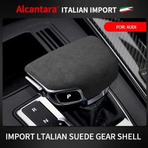 Cubierta de perilla de cambio de marchas de gamuza Alcantara para Audi A4L A5 Q5L Q7 S4 - Imagen 1 de 9