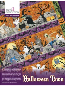 Halloween Stadt Anita Goodesign Sonderedition Stickmotive Booklet und CD - Bild 1 von 5
