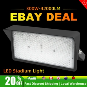 Led Stadium Flood Light Outdoor 42000Lm 1500W Equivalent Super Bright Commercial - Picture 1 of 15