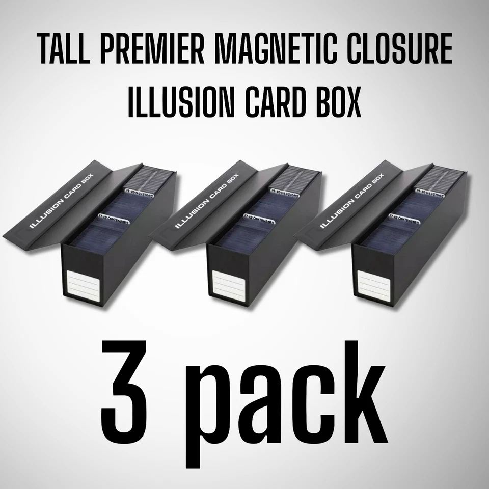 Trading Card Storage Boxes - Fits Magnetic Closure & Top loaders, Pack of 3 - Image 1 of 4