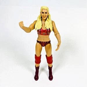 WWE Mattel Basic Series 122 Modellino Charlotte Flair 6" Wrestling -NXT Diva - Foto 1 di 13