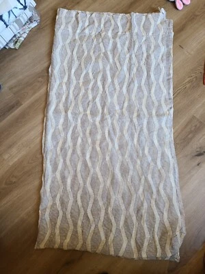 West Elm "Silk Semi-Sheer Diamond" Drape Panel 42" X 84" -  1 Panel - Image 1 of 4