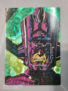 1992 Marvel Comic Images Prism Collectors Card Silver Surfer #2 Galactus LP - Picture 1 of 6