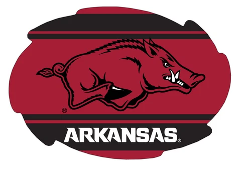 ARKANSAS STRIPE SWIRL MAGNET-ARKANSAS RAZORBACKS CAR MAGNET-NEW FOR 2016! Cover