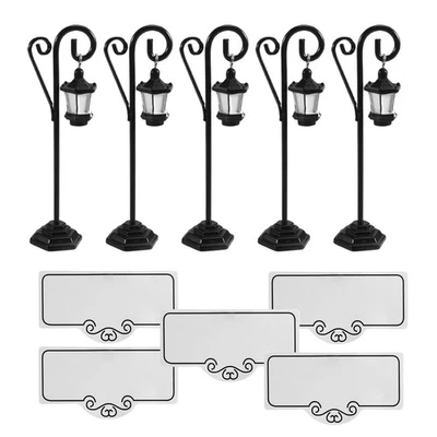 5 PCS Streetlight Shape Wedding Party Reception Place Card Holder Number7560 - image 1 of 4