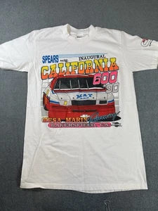 VTG BAKERSFIELD CA MESA MARIN RACEWAY 1990 SPIERS CALIFORNIA 600 T-SHIRT SZ MED - Picture 1 of 17