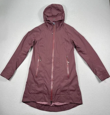 Lululemon Women's Rain Jacket Hooded Zip Up Long Length Windproof Size 6 - Image 1 of 4