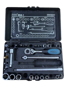 Pre Owned Hazet 854 1/4" Socket Set (Seven Pieces Missing as Seen in Photos) - Picture 1 of 7