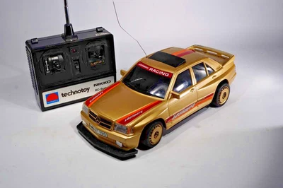Nikko Technotoy Mercedes 190E Zender W201 RC Car Fernlenkauto 1984 - Bild 1 von 4