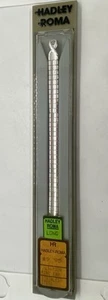 New HADLEY ROMA EXPANSION Ladies Watch Band SILVER Bracelet Ring End 6-1/8” Long - Picture 1 of 4