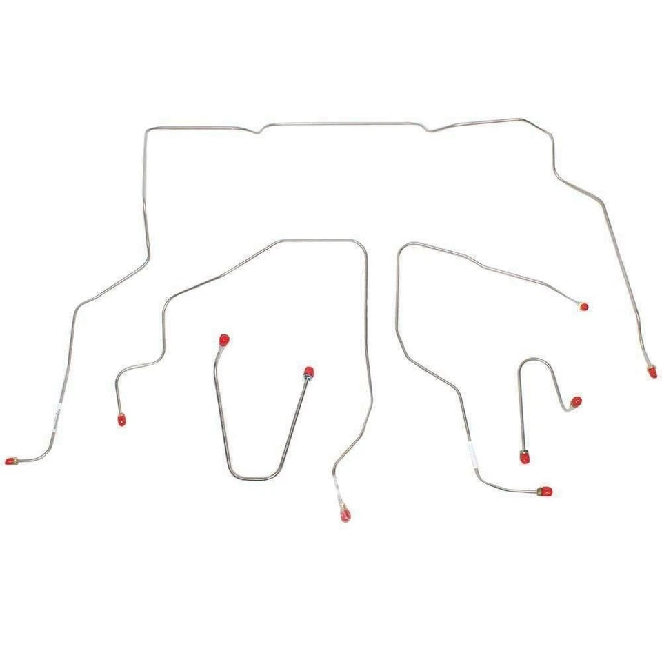 Kit de línea de freno delantero de acero inoxidable TKT9521SS para Chevrolet K1500 1995-1998 Foto 1 de 1