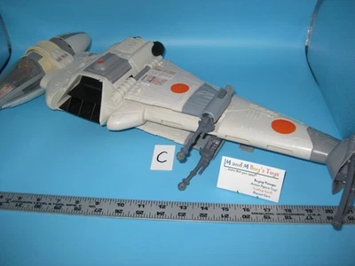 Vtg 1984 Kenner Star Wars B-WING FIGHTER Tested/WORKS 100% Complete&Orig Parts(C - Image 1 of 4
