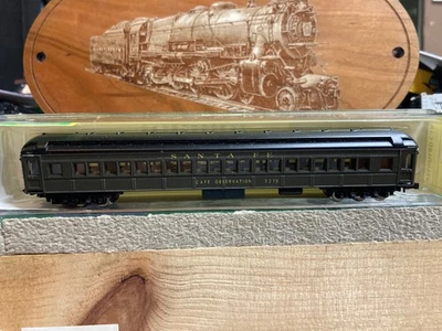 MODEL POWER N SCALE SANTA FE COACH CAR CAFE OBSERVATION - Image 1 of 2