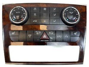 06-08 Control de clima de grano de madera Mercedes ML350 R350 GL450 A2518209889 OEM - Imagen 1 de 7
