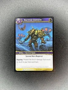 Survival Instincts 56/264 World Of Warcraft TCG Servants Of The Betrayer - Picture 1 of 2