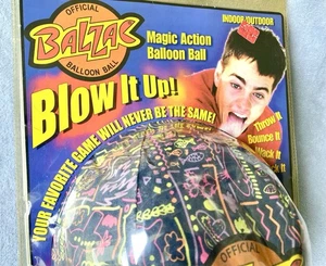 NEW Vintage BALZAC MAGIC ACTION BALLOON BALL 9” 2003 Milton Bradley NIP - Picture 1 of 3