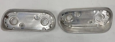 1961 Pontiac Catalina Ventura Lt & Rt Tailight Bezels OEM GM R2-61 - Image 1 of 4