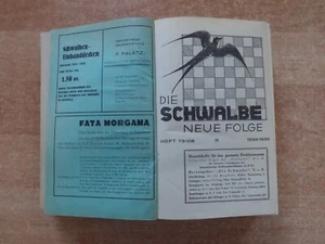 Die Schwalbe Neue Folge Hefte Nr. 73-108 von Januar 1934 bis Dezember 1936 - Bild 1 von 4