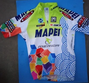 Mapei Santini Merida Cycling Jersey Mens medium (SiDi, Maxxis) made in Italy - Picture 1 of 9