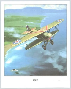 Boeing PW-9 U.S. Army Air Services Fighter c1991 stampa Fellows Ferguson - Foto 1 di 5