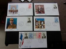 France - 5 Envelopes 1er Day 9/11/1971 (General de Gaulle) (B21