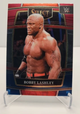 2022 Panini Select WWE Concourse Red and Blue #83 Bobby Lashley wrestling card - Image 1 of 2