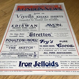 March 8, 1919 THE ILLUSTRATED LONDON NEWS U-Boats / Ypres / British Aviators - Picture 1 of 21