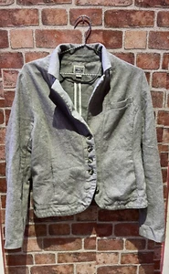 Converse One Star Womens Size XL Solid Gray Button Down Formal Suit Jacket - Picture 1 of 5