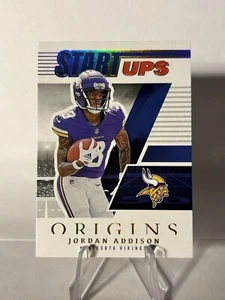 2023 Panini Origins Jordan Addison Start Ups RC Insert - Picture 1 of 2