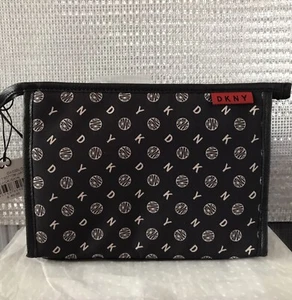 DKNY Make-up/Kosmetiktasche Nagelneu Schwarz - Bild 1 von 4