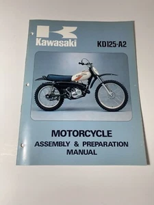 NOS Kawasaki KD125 A2 Assembly and Preparation Manual KD 125 - Picture 1 of 3