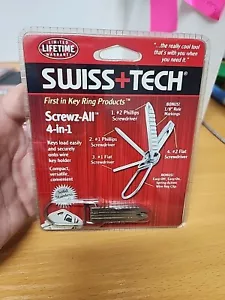 Swiss Tech 4-in-1 Multi-Tool Screwz All + Key Ring (SACSS-2) - Picture 1 of 8