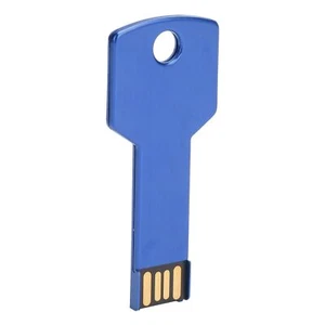 Blue USB Flash Drive Key Shape USB Memory Disc U Disc For Computer Car Use GHB - Afbeelding 1 van 16