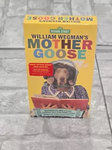 William Wegman's Mother Goose Sesame Street VHS 1997 CTW Very Rare Vintage NOS - Picture 1 of 8